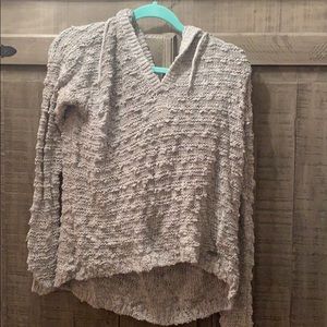 Grey sweater hoodie